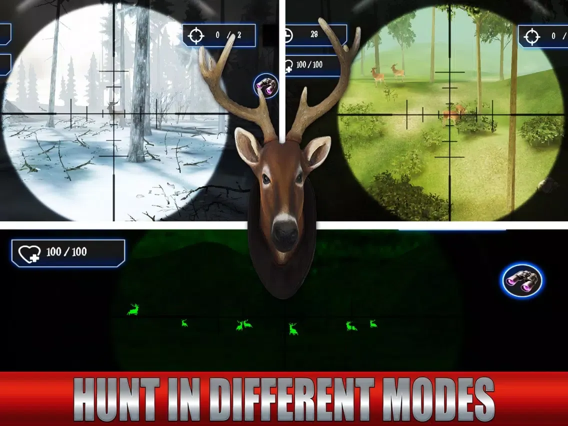 Capturas de pantalla de Ultimate Big Deer Hunt Simulator Sniper Challenge iPad 