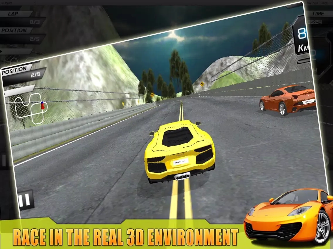 Скриншоты 3D Xtreme Compition Real Car Drift Racing Pro iPad 