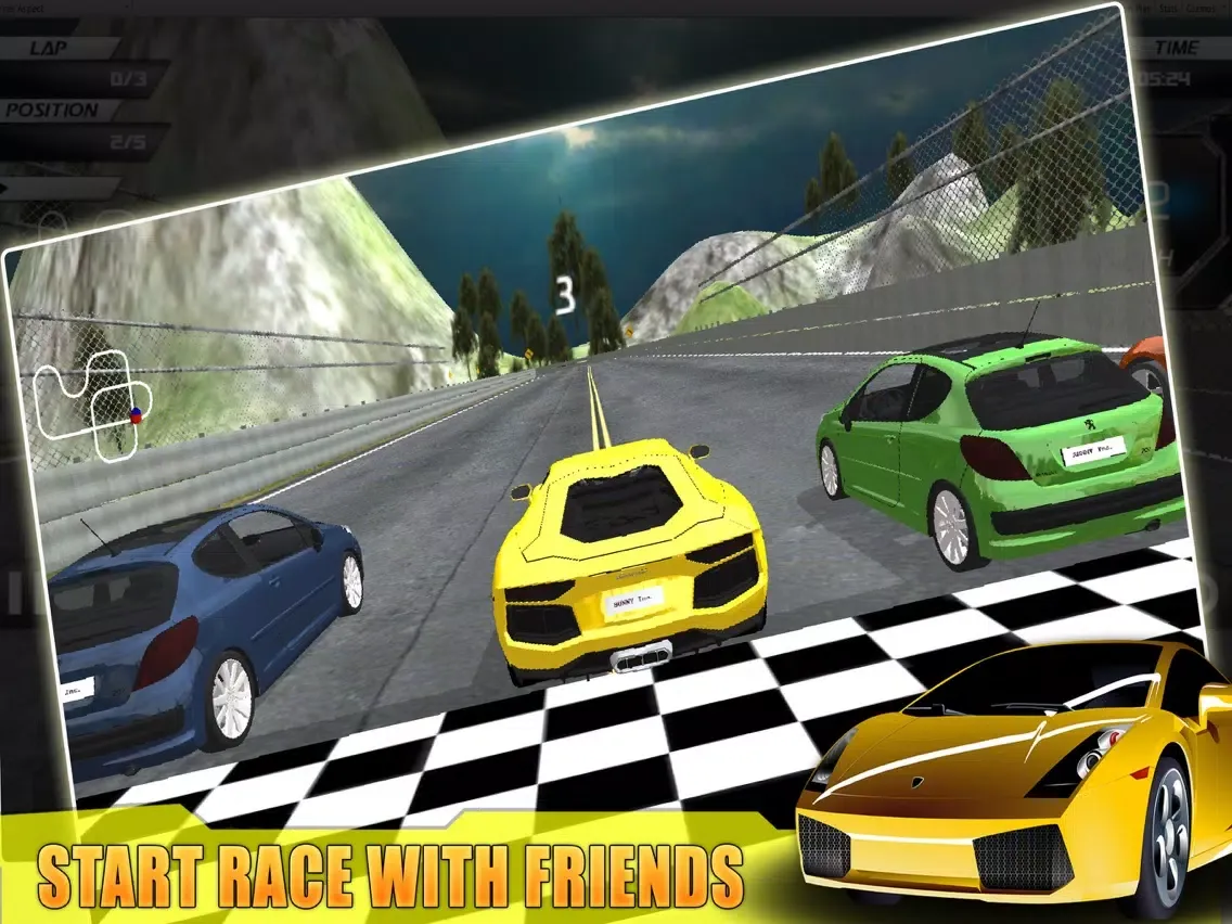 Скриншоты 3D Xtreme Compition Real Car Drift Racing Pro iPad 