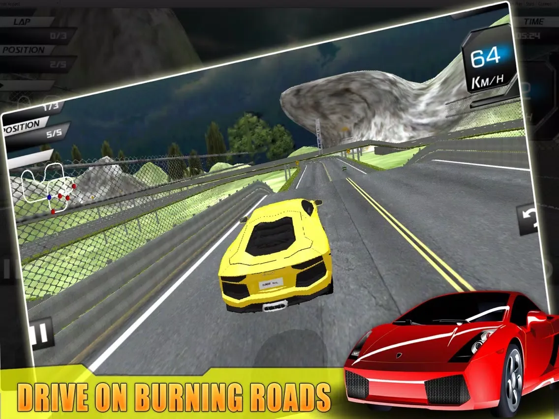 Скриншоты 3D Xtreme Compition Real Car Drift Racing Pro iPad 