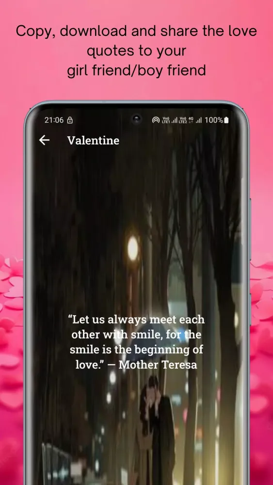 Deep Love Quotes Screenshots