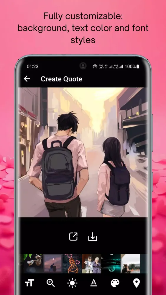 Deep Love Quotes Screenshots