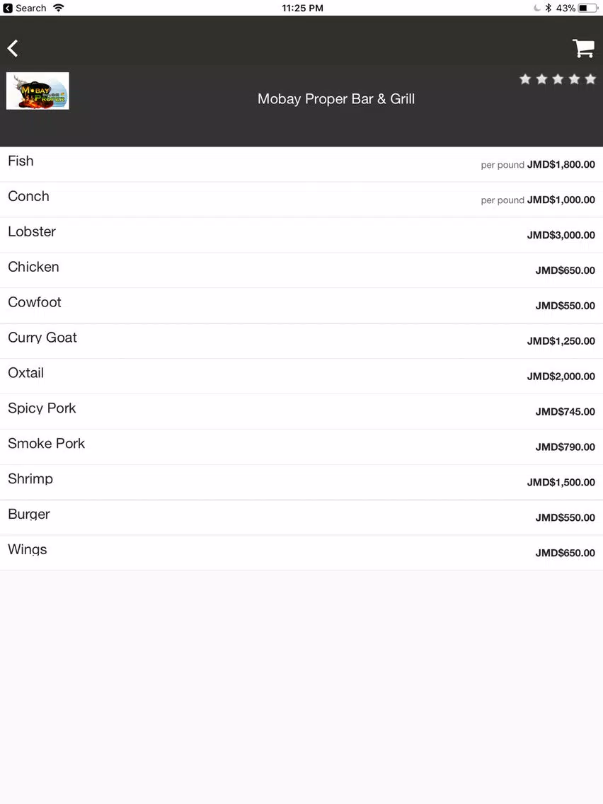 MyFroodle Food Ordering App iPad  سکرین شاٹس