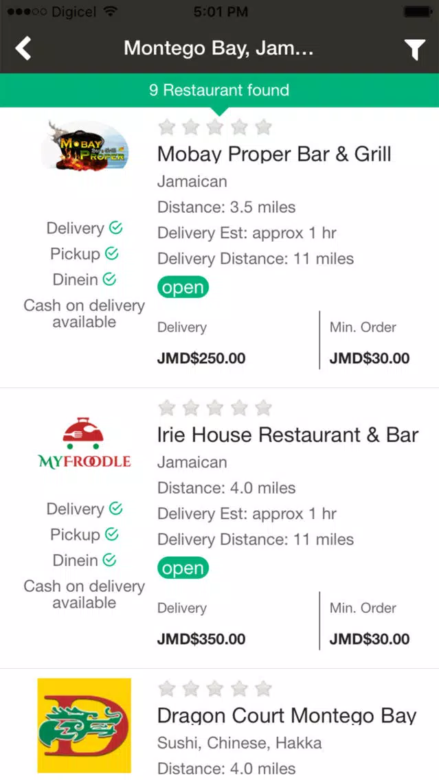 MyFroodle Food Ordering App سکرین شاٹس