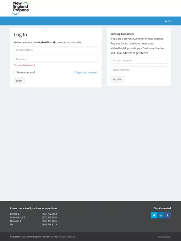 تصاویر New England Propane iPad 