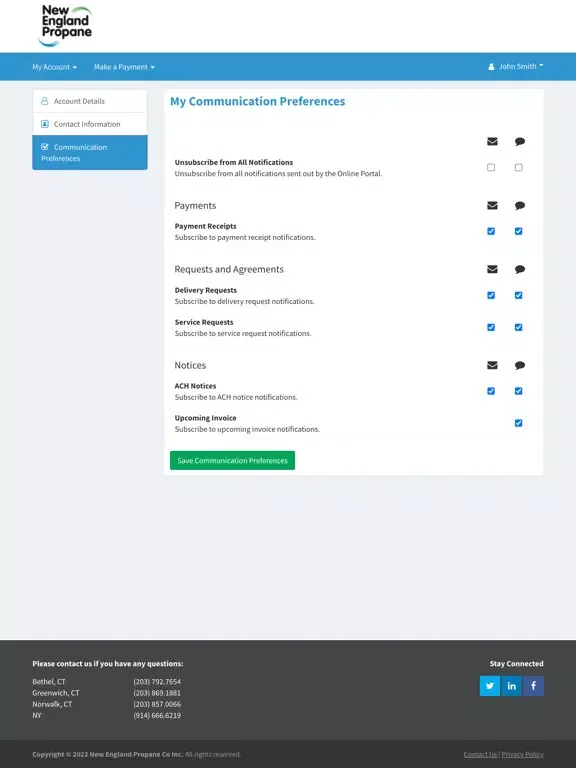 تصاویر New England Propane iPad 