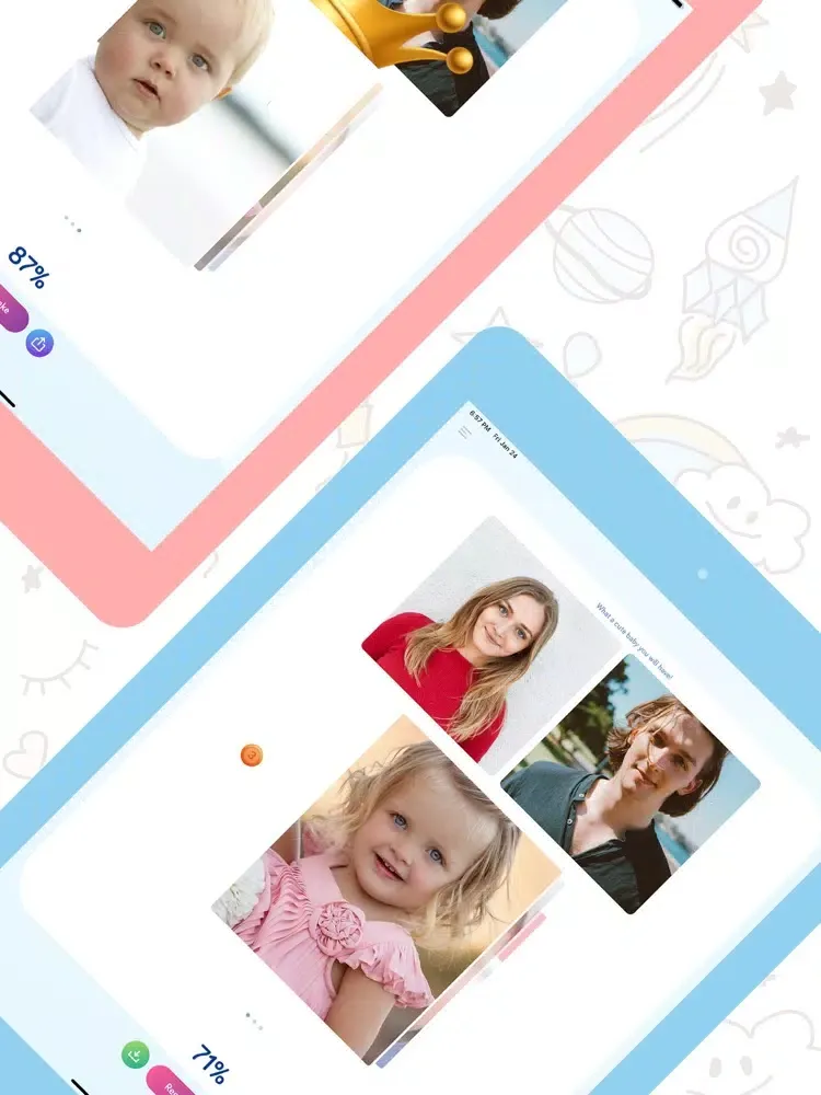 Скриншоты Future Baby with Celebrity iPad 