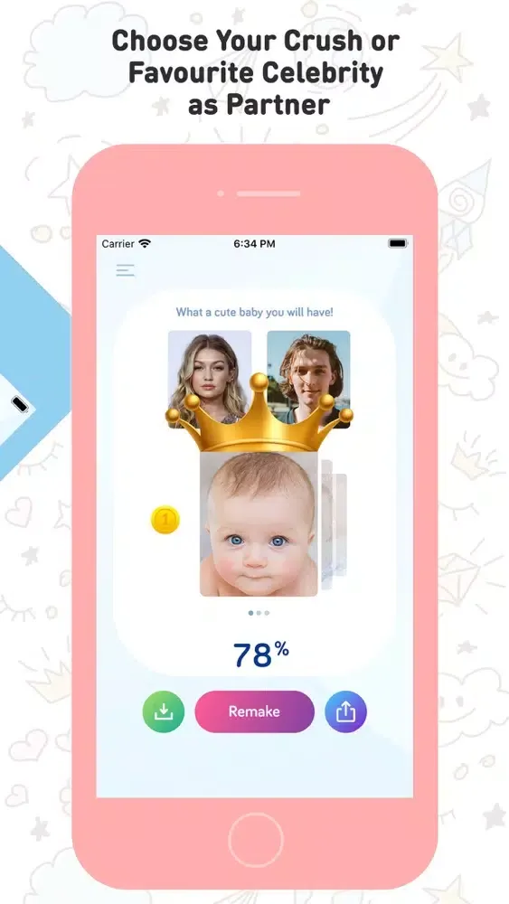 Скриншоты Future Baby with Celebrity