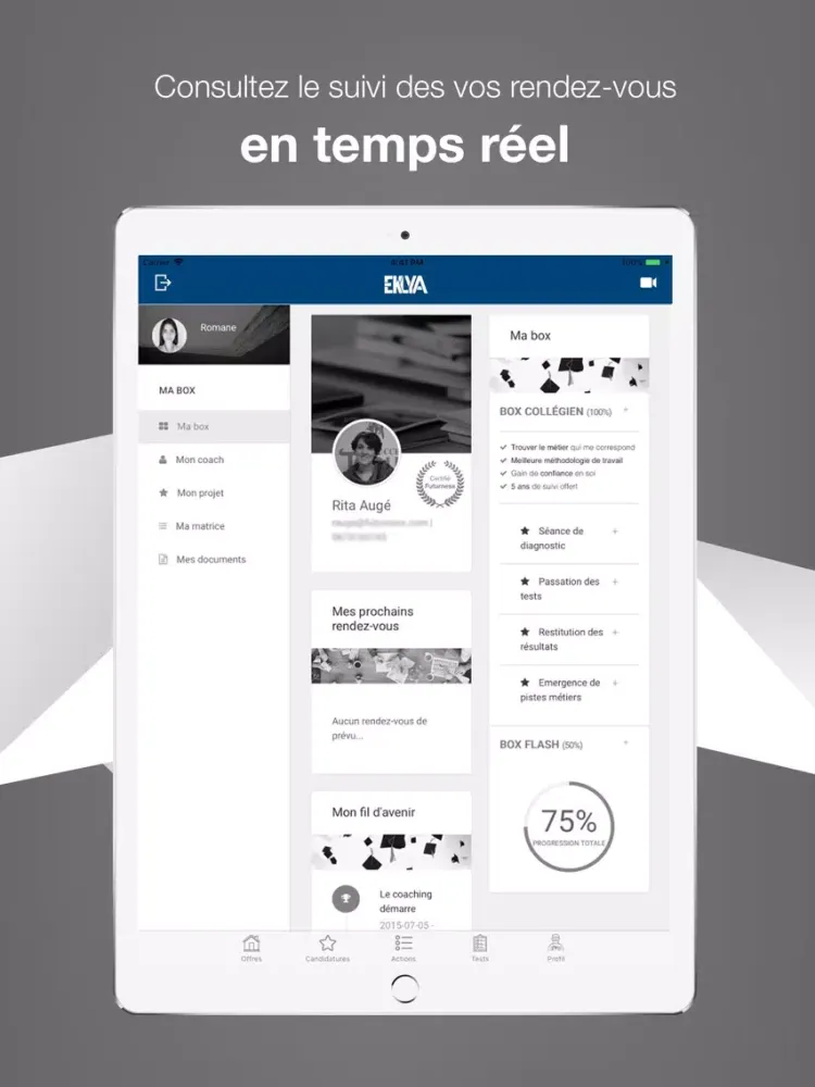 Скриншоты EKLYA Career iPad 