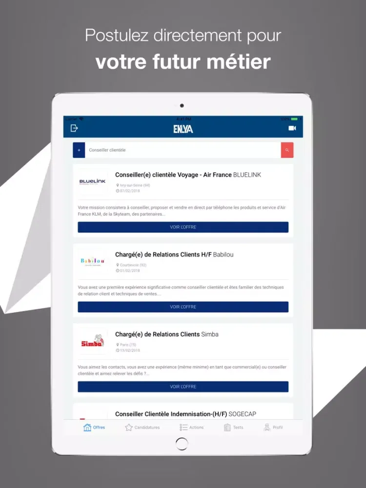 Скриншоты EKLYA Career iPad 