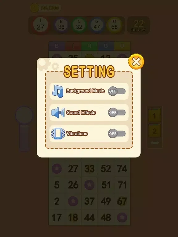 Happy Bingo iPad  스크린샷