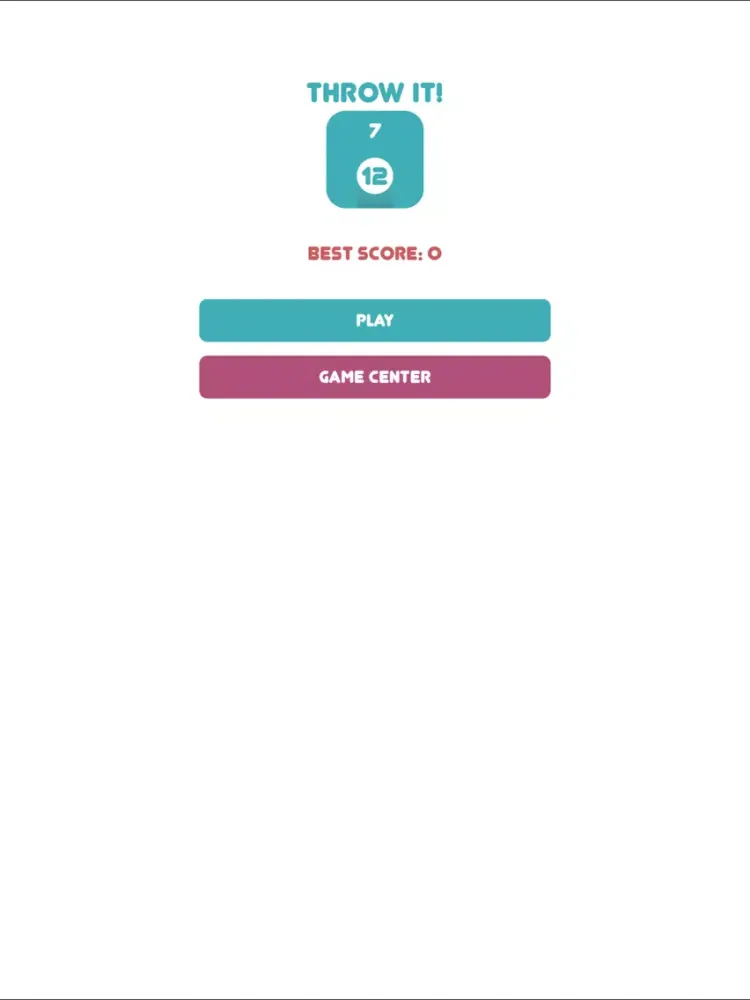 ภาพหน้าจอของ Throw It! لعبة iPad 