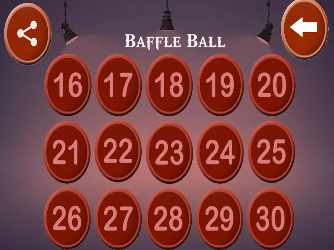 ภาพหน้าจอของ Baffle Ball iPad 