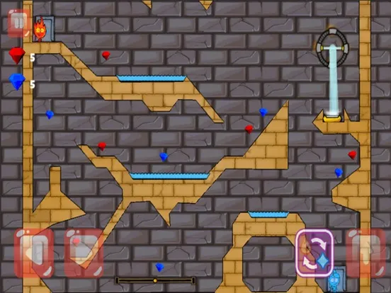 Capturas de tela do Water And Fire Game iPad 