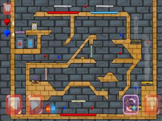 Capturas de tela do Water And Fire Game iPad 