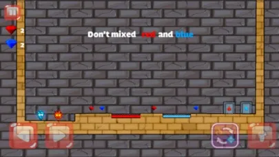 Capturas de tela do Water And Fire Game