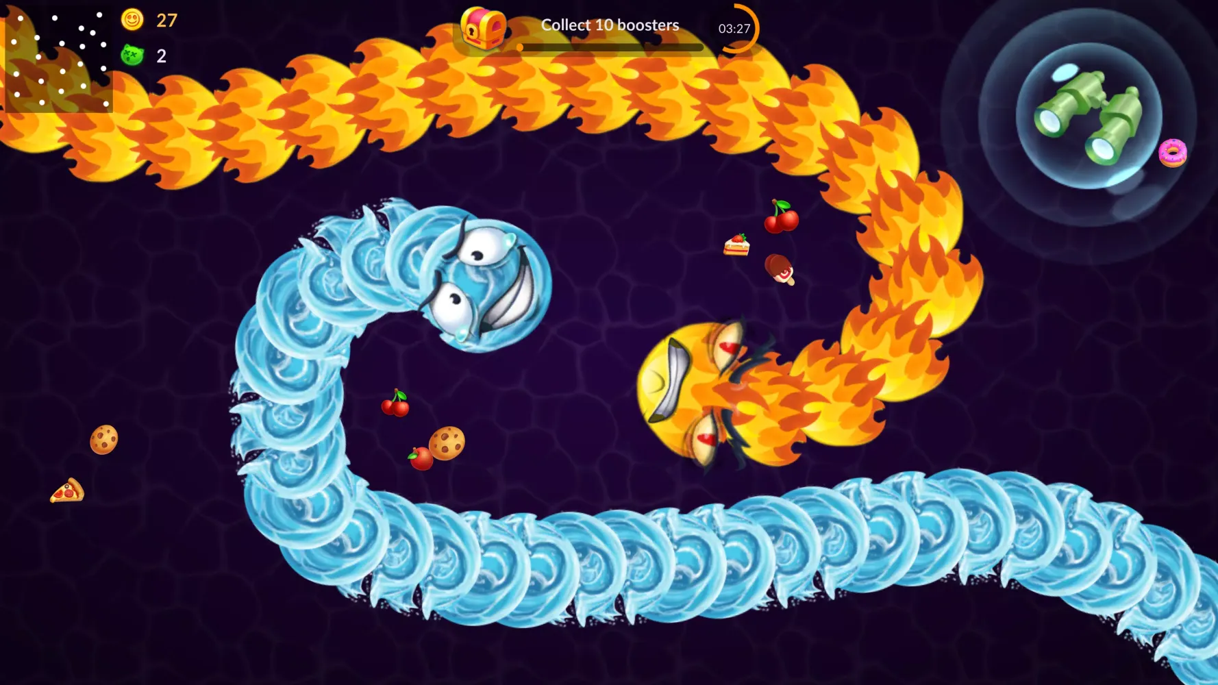 Snake vs Worms: Fun .io Zone Screenshots
