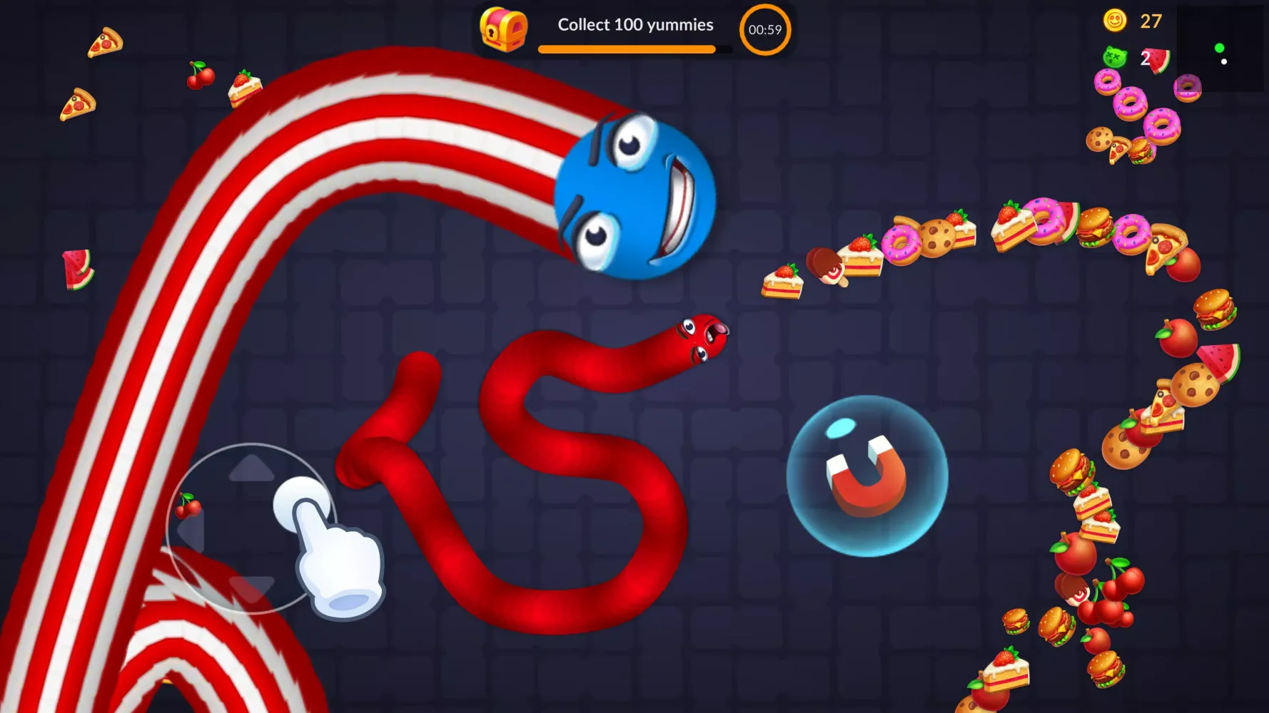 Snake vs Worms: Fun .io Zone Screenshots