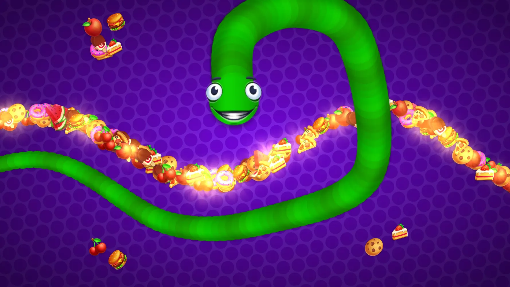 Snake vs Worms: Fun .io Zone Screenshots