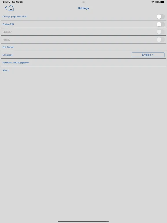Capturas de pantalla de MyGENIOHOME iPad 
