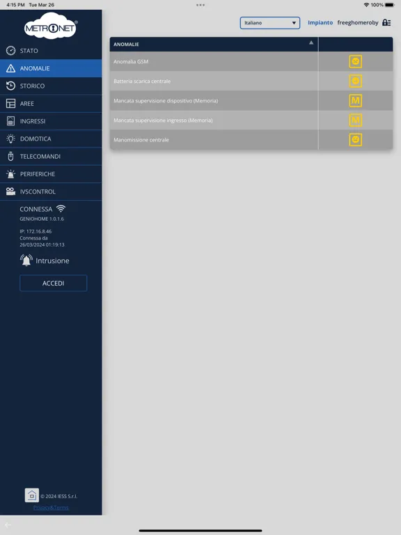 Capturas de pantalla de MyGENIOHOME iPad 