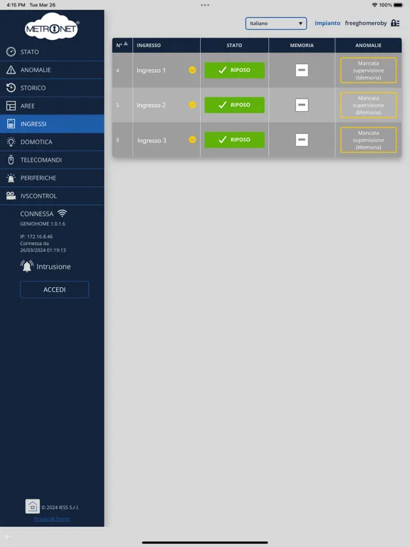 Capturas de pantalla de MyGENIOHOME iPad 