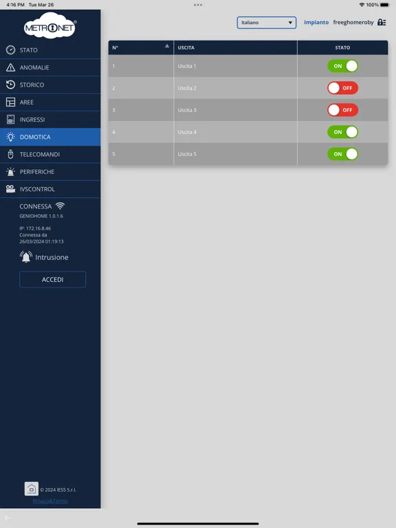 Capturas de pantalla de MyGENIOHOME iPad 