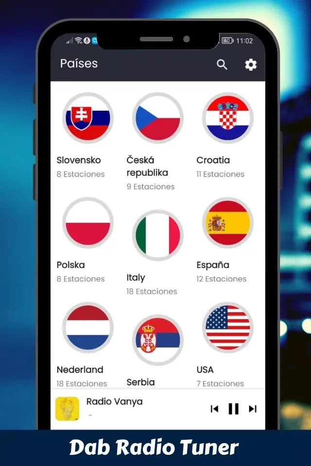 Capturas de tela do Dab Radio App AM FM Tuner