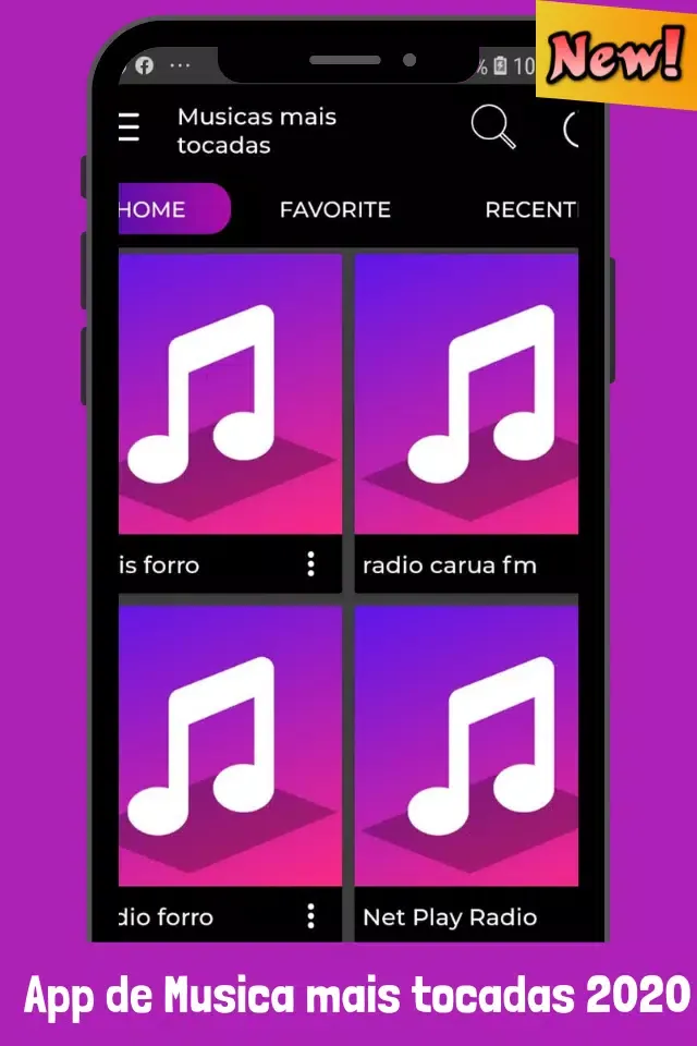 Capturas de pantalla de Musicas mais tocadas App