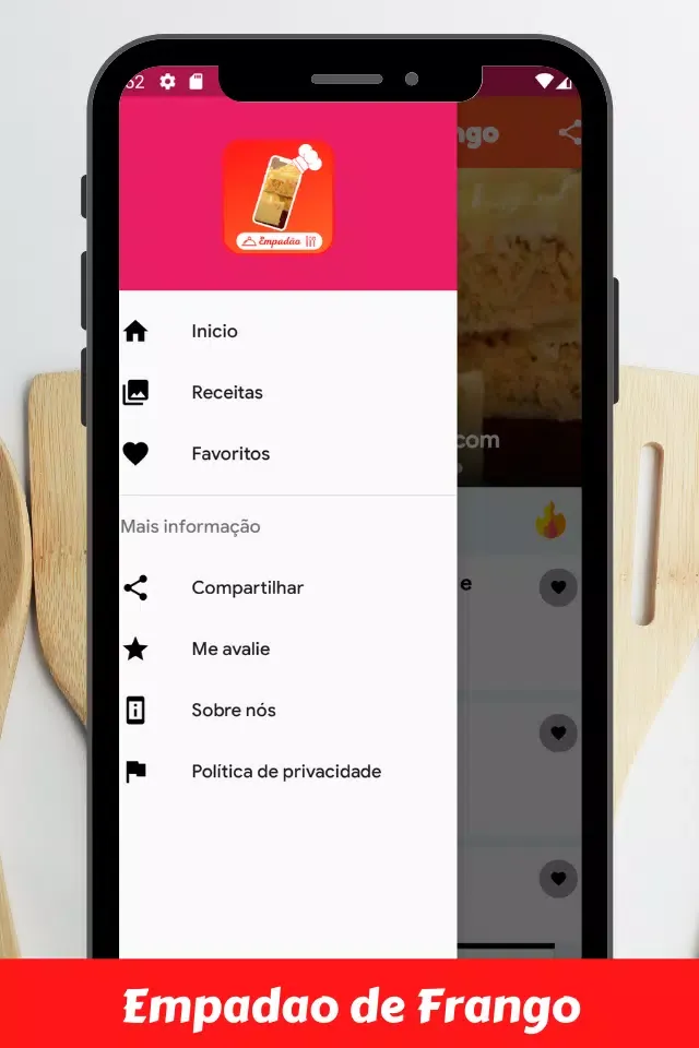 Screenshot di Receitas de Empadão de Frango