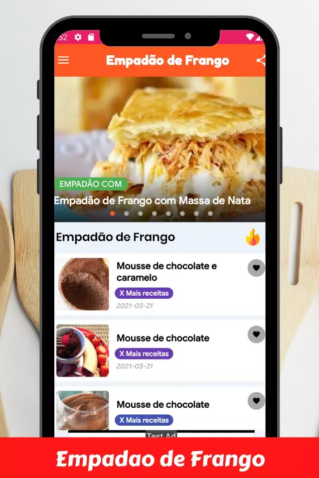 Screenshot di Receitas de Empadão de Frango