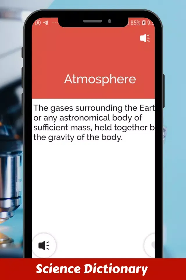 Science Dictionary App Screenshots