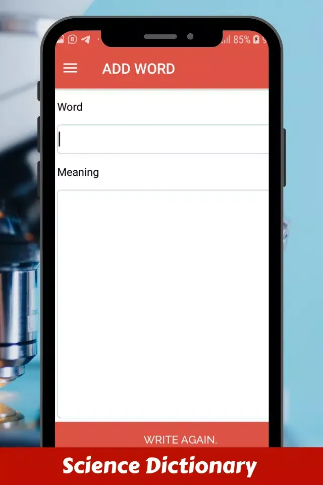 Science Dictionary App Screenshots