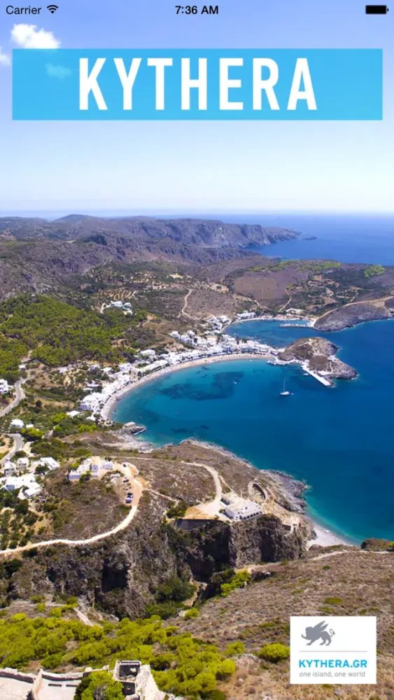 Screenshot di Kythera island travel guide - kythera.gr