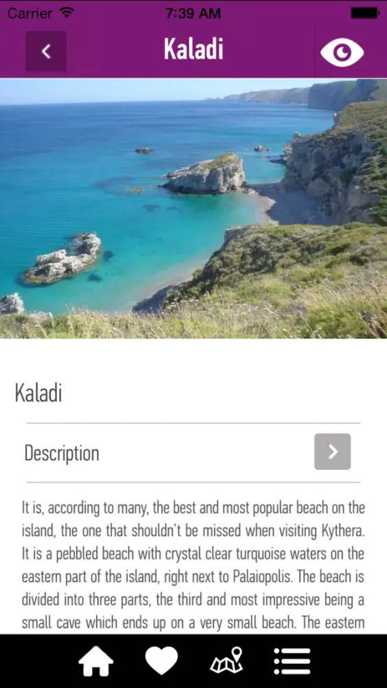 Screenshot di Kythera island travel guide - kythera.gr