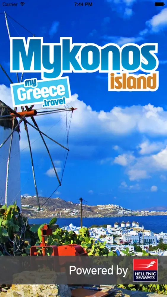 Zrzuty ekranu Mykonos by myGreece.travel | Mykonos Guide