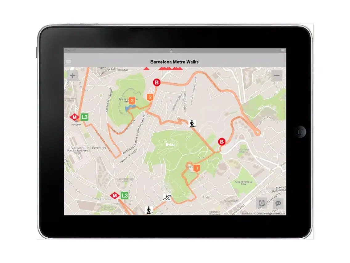 Barcelona Metro Walks - CA iPad Screenshots