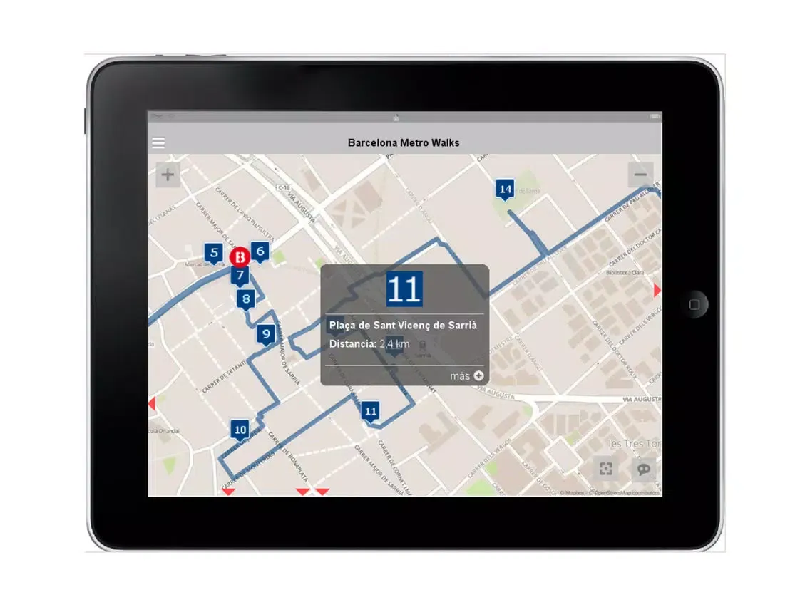 Barcelona Metro Walks - CA iPad Screenshots