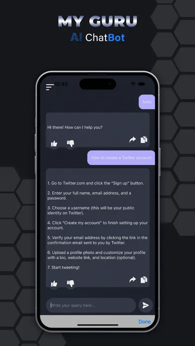 My Guru - AI Chat Bot स्क्रीनशॉट