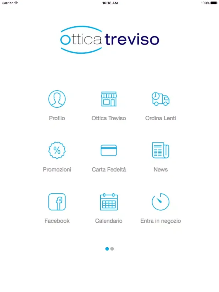 Capturas de tela do Ottica Treviso App iPad 