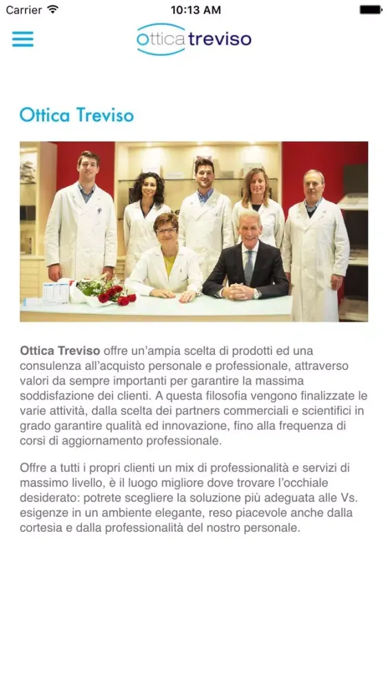Capturas de tela do Ottica Treviso App