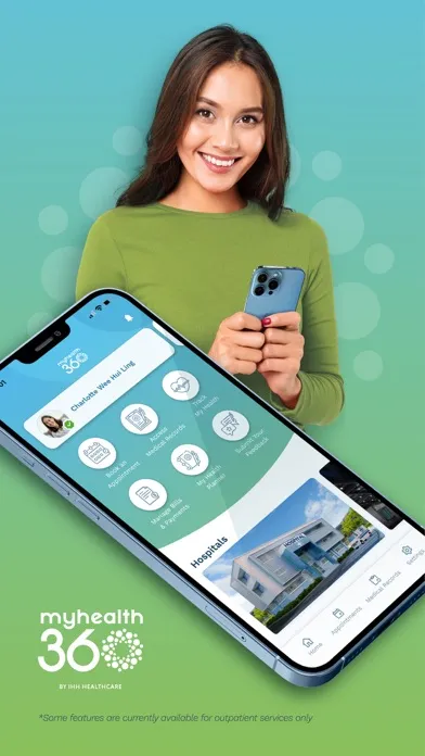 Tangkapan layar MyHealth360 Malaysia