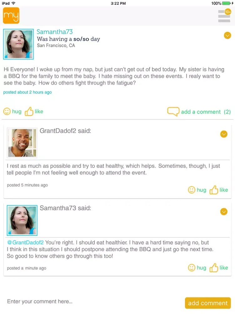 Alzheimer's Support iPad  স্ক্রিনশট