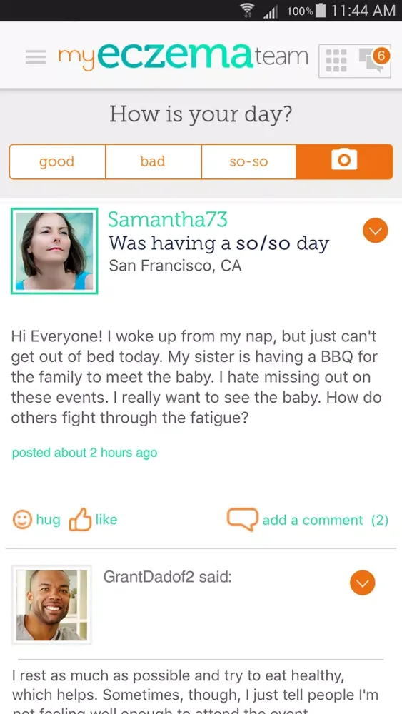 Eczema Support Screenshots