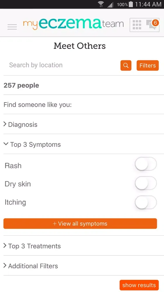 Eczema Support Screenshots