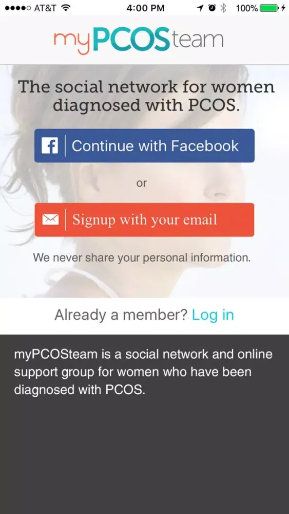 Capturas de pantalla de PCOS Support