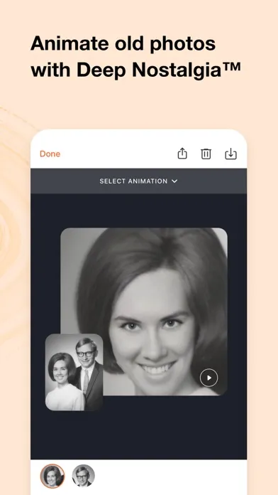 Zrzuty ekranu MyHeritage: Family Tree & DNA