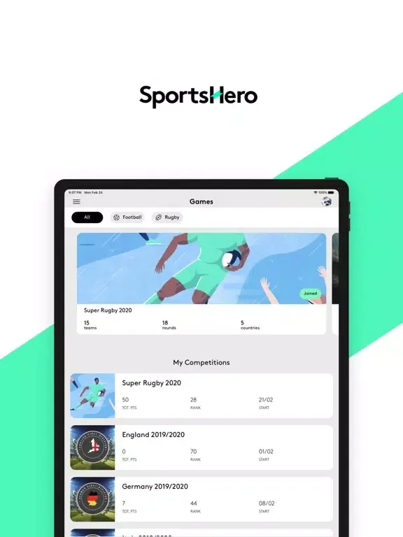 SportsHero - Prediction Game iPad  Ekran Görüntüleri