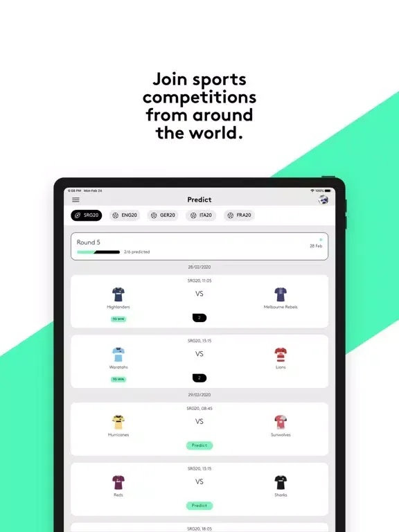 SportsHero - Prediction Game iPad  Ekran Görüntüleri