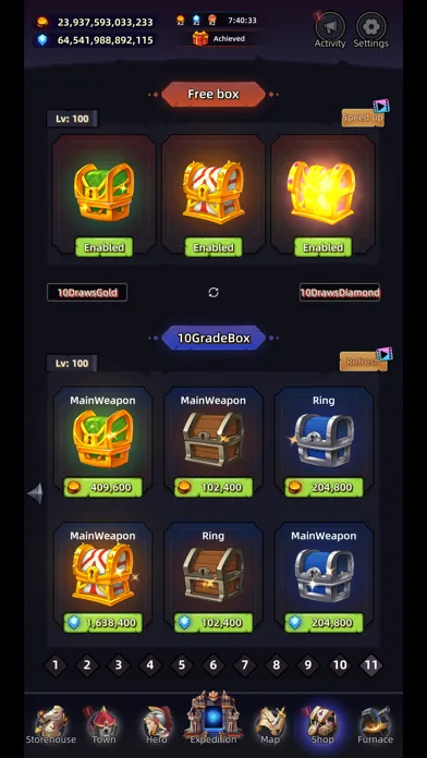 Zrzuty ekranu Heros And Treasures